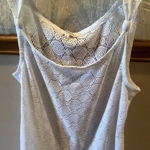 NWOT. Lightweight white coverup
